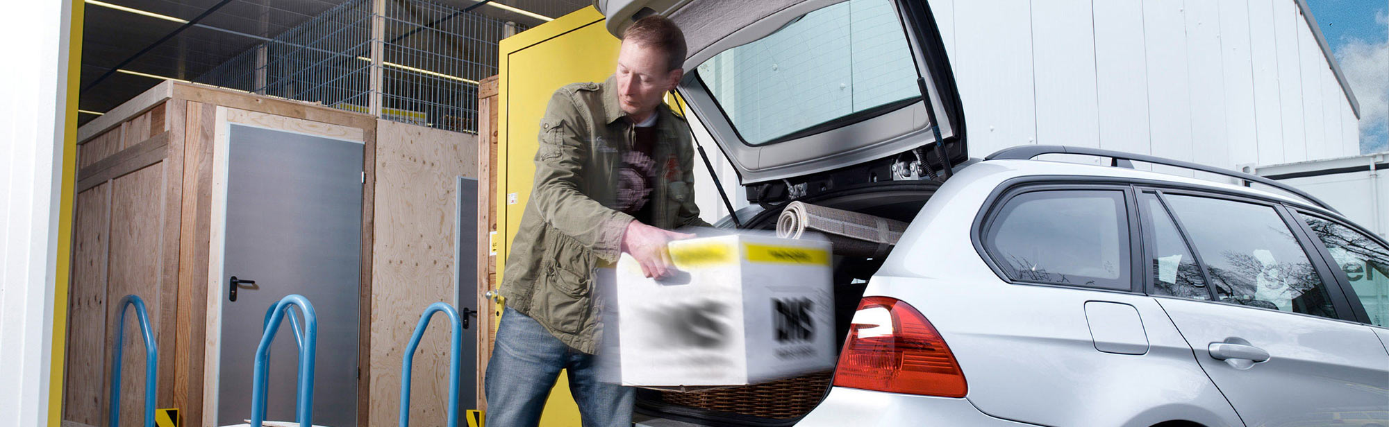 Entladen von PKW Entladen von PKW